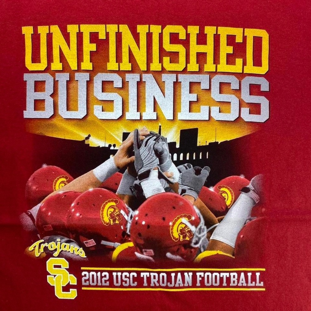 USC Trojans football shirt - 2012 Unfinished business